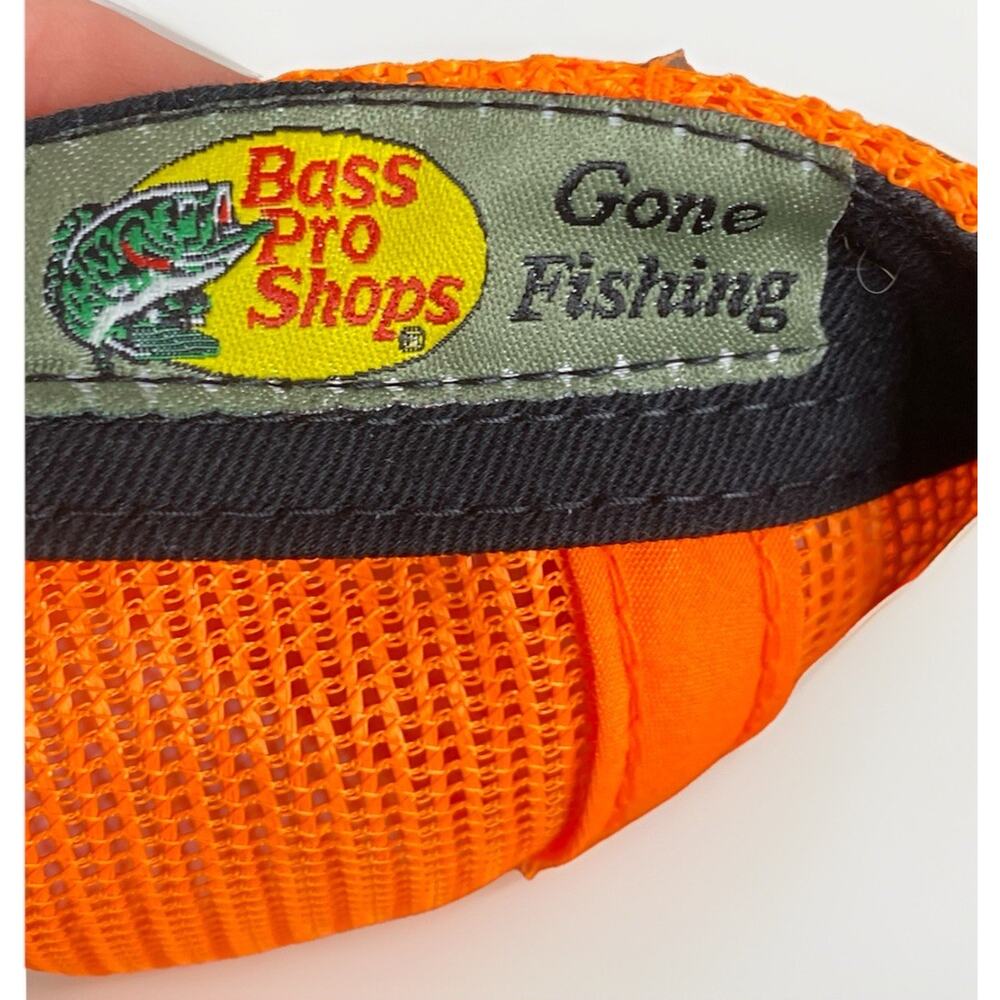 Cabelas Hat Cap Mesh Trucker Hunting Sports Outdoors Orange - Picture 6 of 7